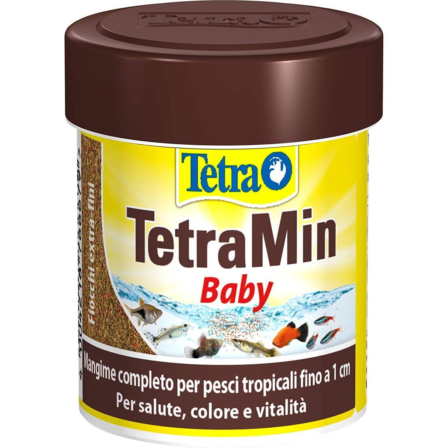 TetraMin Baby - Mangime per pesci sotto forma di mini fiocchi a base di nutrienti efficaci e di alta qualità, 66 ml TetraMin Baby - Mangime per pesci sotto forma di mini fiocchi a base di nutrienti efficaci e di alta qualità, 66 ml